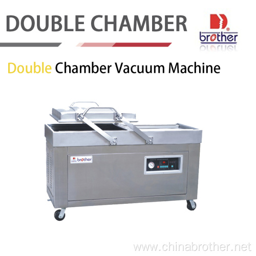 Double Chamber Food Meat Vaccum Packing Sealing Machine
